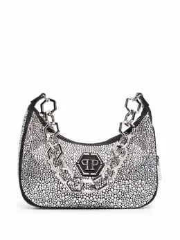 Сумка на плечо с кристаллами Philipp Plein, черный 16609502 | черный