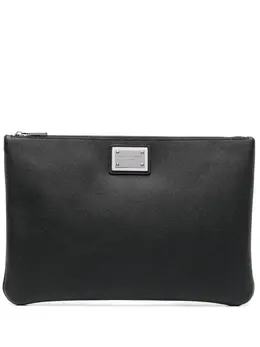 Клатч с логотипом Dolce & Gabbana, черный 20927364 | черный