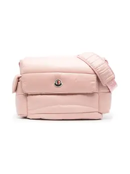 Пеленальная сумка с нашивкой-логотипом Moncler, розовый 21244947 | розовый