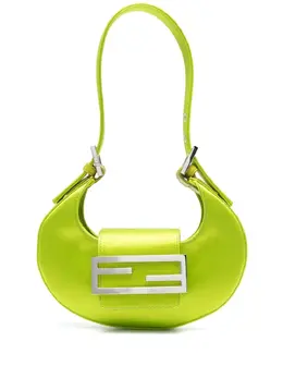 Сумка-тоут Cookie размера мини Fendi, зеленый 19594888 | зеленый