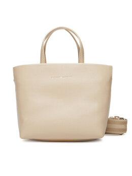 Женская сумка Th Logotape Mini Tote AW0AW17694 Tommy Hilfiger, бежевый 0000305369246 | beige