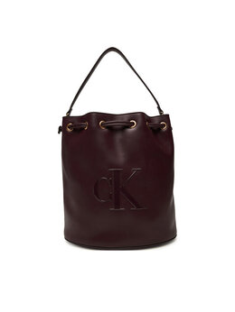 Женская сумка Bold Ck Large Bucket Bag LV04F3232G Calvin Klein, красный 8721187018474 | dunkelrot