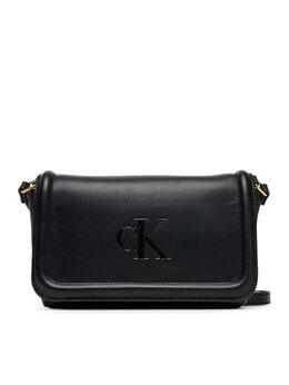 Женская сумка Bold Ck Flap Crossbody LV04F1027G Calvin Klein, чёрный 8719849934781 | schwarz