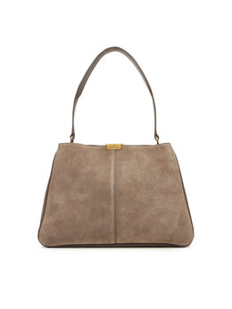 Женская сумка Casual Leather Shoulder Bag Sued AW0AW18201 Tommy Hilfiger, бежевый 0000305370273 | beige
