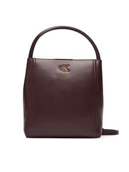 Женская сумка Ck Bucket With Strap LV04F3174G Calvin Klein, красный 8719849930455 | dunkelrot
