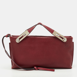 Loewe Red Leather Small Missy Clutch 1208718