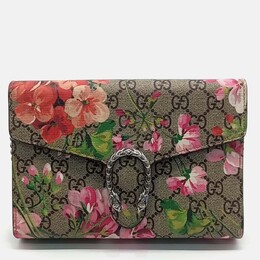 Gucci Beige PVC Bloom Supreme Mini Chain Bag 1208520