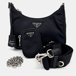 Prada Re-Nylon Tessuto Chain Strap Hobo Bag 1208500
