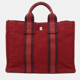 Hermes Furutto PM Red Fabric Bag 1208467