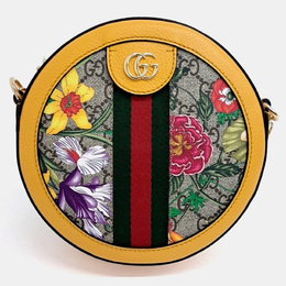 Gucci Multicolor PVC Ophidia Mini GG Round Shoulder Bag 1208470