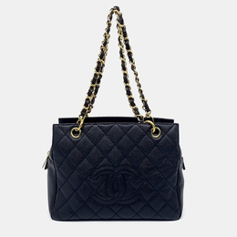 Chanel Black Leather Chanel Caviar Square Bag 1208460
