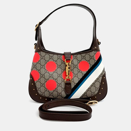 Gucci Jackie 1961 GG Multicolor Coated Canvas Small Shoulder Bag 1208369