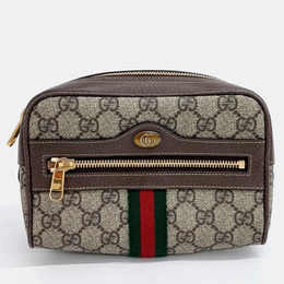 Gucci Ophidia GG Supreme Beige/Brown Coated Canvas Belt Bag 1208359