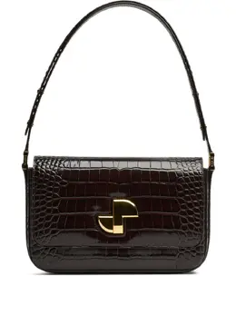 Patou crocodile-embossed shoulder bag 30301084
