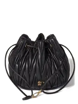 Сумка-кошелек с мотивом Matelassé Miu Miu, черный 31709797 | черный