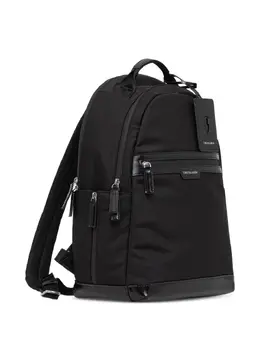 Рюкзак с кожаной отделкой Trussardi, черный 31584138 | черный