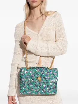 Большая сумка через плечо Kensington Soft с цветочным принтом и пайетками Kurt Geiger London, зеленый 31309622 | зеленый