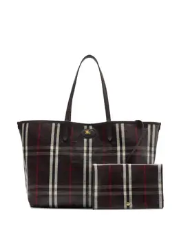 Сумка-шоппер Highlands Check Burberry, коричневый 31354913 | коричневый