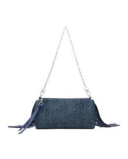 Женская сумка Miss M Pouch из денима Maje, синий mp_0910052_mfapm00305tu | azul