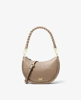Женская сумка-бандо Kyla из кожи Michael Kors, бежевый mp_0478263_32t5g8qu1l | beige