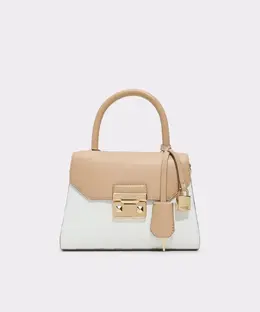 Женская сумка с металлической застежкой Aldo, белый mp_0016467_crellita | blanco