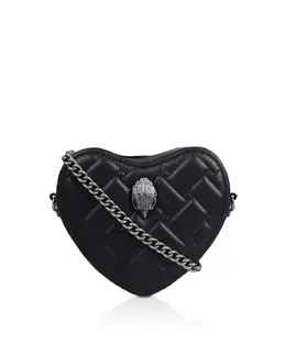 Женская сумка-сердце с цепочкой Kurt Geiger, черный mp_0021060_7146300109 | negro