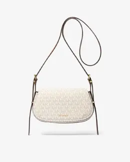 Женская сумка-бандо с логотипами Michael Kors, пастельно-розовый mp_0478263_32s5gl0c1b | crudo