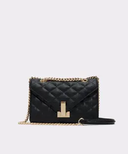 Женская сумка-бандо с металлической застёжкой Aldo, черный mp_0016467_chelsy | negro