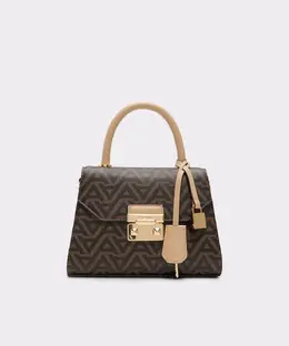 Женская сумка с металлической застежкой Aldo, коричневый mp_0016467_crellita | marrón