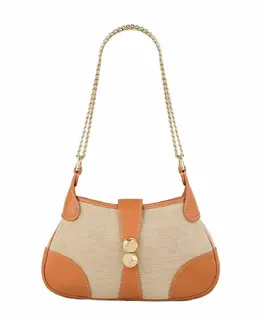 Женская сумка Джанет из холста и кожи Sandro, бежевый mp_0910053_sfasa01432tu | beige