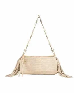 Женская сумка Miss M эффект рафии Maje, бежевый mp_0910052_mfapm00314tu | beige