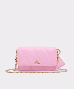 Женская сумка-бандо с магнитной застежкой Aldo, розовый mp_0016467_fititall | rosa