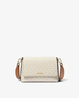 Женская сумка-бандо Nessa маленькая с принтом логотипов Michael Kors, бежевый mp_0478263_30t5g8zm1b | natural