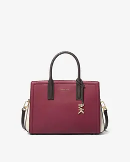 Женская сумка-саквояж Laila среднего размера из кожи Michael Kors, мультиколор mp_0478263_30t5g9is2t | negro / blanco / rojo