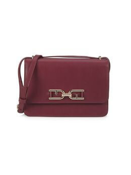 Кожаная сумка через плечо с логотипом Furla, цвет Dark Red 0400022530431 | dark red