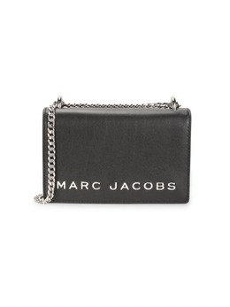 Мини-сумка через плечо Double Take из кожи с логотипом Marc Jacobs, цвет Black Silver 0400012242881 | black silver