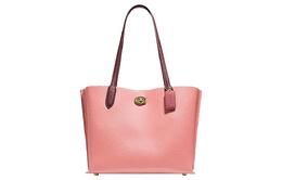Coach Женская сумка-туба из кожи Willow, цвет вишнево-розовый c0692-b4s5k