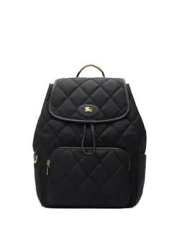 Burberry quilted leather-trimmed backpack 31571238
