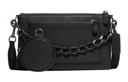 Coach Сумка Holden Pebble Texture из коровьей кожи, сумка через плечо, мужская, среднего размера, черная ce682-05v3h