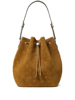 Сумка-ведро с монограммой Tory Burch, коричневый 31582086 | коричневый
