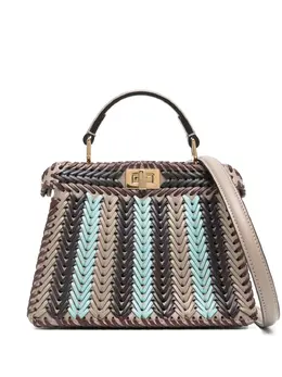 Мини-сумка Peekaboo ISeeU Fendi, серый 25478493 | серый
