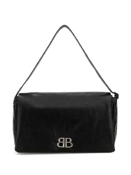 Сумка Monaco Flap среднего размера Balenciaga, черный 26020049 | черный