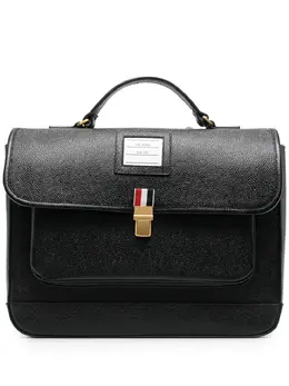 Рюкзак из зернистой кожи Thom Browne, черный 19724197 | черный