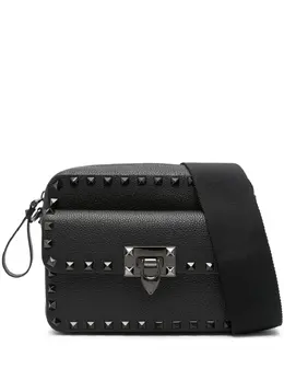Сумка-мессенджер с декором Rockstud Valentino Garavani, черный 22583510 | черный