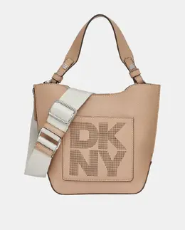 Маленькая сумка-багет TOBY через плечо DKNY, песочный a55599981 | camel