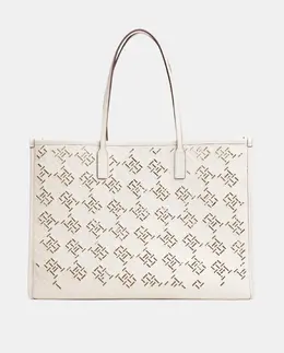 Сумка-тоут от цвета слоновой кости Tommy Hilfiger, бежевый a55217890 | marfil