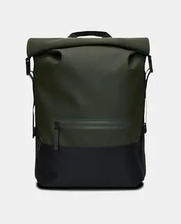 Рюкзак trail rolltop Rains, зеленый a51153618 | verde