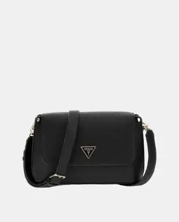 Сумка через плечо с клапаном и магнитной застёжкой Guess, черный a55601689 | negro