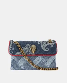 Кенсингтонская синяя сумка через плечо Kurt Geiger, синий a55491900 | azul