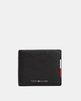 Мужская кожаная сумка-портфель с корпоративной деталью Tommy Hilfiger, черный a54863286 | negro